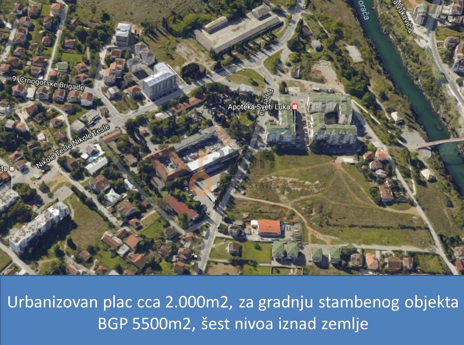 Plac za gradnju stambenog objekta, BGP cca 5.500m2, Zagorič, Prodaja - 1 Plac za gradnju stambenog objekta, BGP cca 5.500m2, Zagorič, Prodaja - 1
