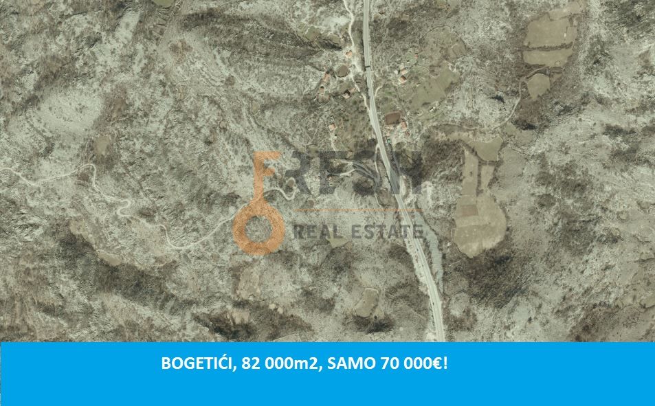 Plac, 82 000m2, Nikšić- Bogetići, Prodaja - 1