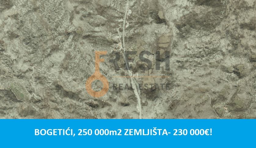 Plac, 250 000m2, Nikšić- Bogetići, Prodaja - 1 Plac, 250 000m2, Nikšić- Bogetići, Prodaja - 1