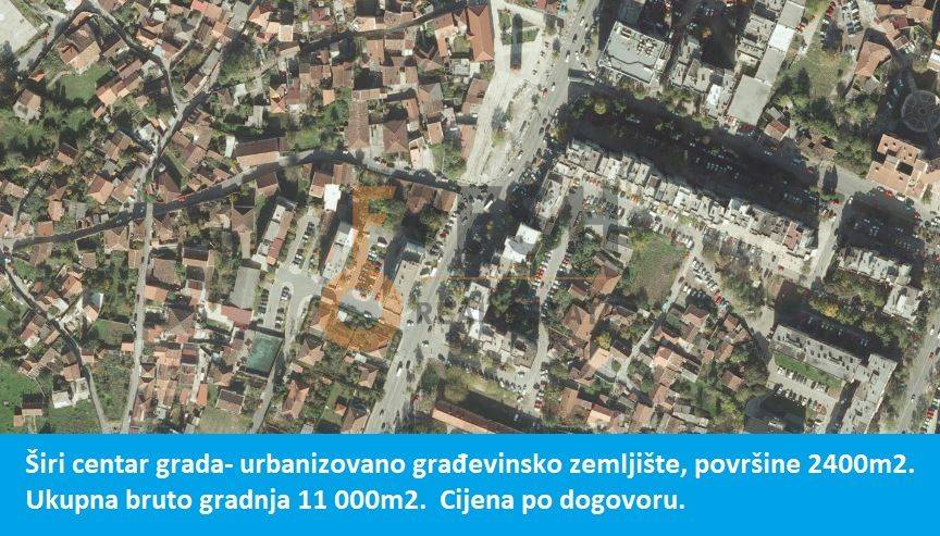 Urbanizovano građevinsko zemljište, 2400m2, Širi centar grada, Prodaja - 1 Urbanizovano građevinsko zemljište, 2400m2, Širi centar grada, Prodaja - 1