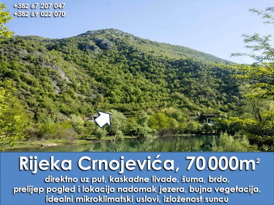 Imanje na Rijeci Crnojevića, 70.000m2, pored jezera, Prodaja - 1 Imanje na Rijeci Crnojevića, 70.000m2, pored jezera, Prodaja - 1