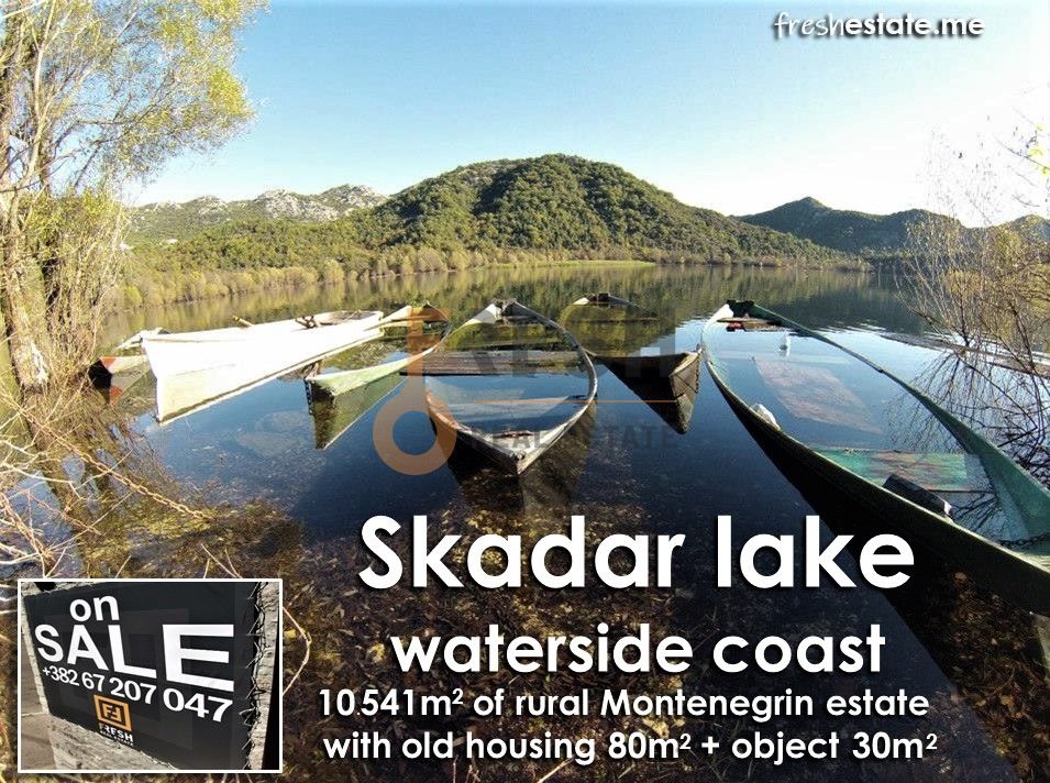 Skadarsko jezero, kuća i imanje 10541m2 na obali - 1