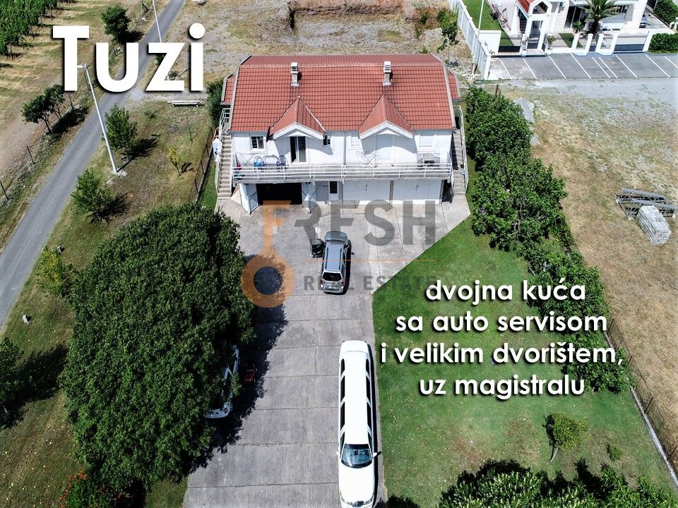 Kuća sa servisom za auta i velikim dvorištem, uz magistralu, Tuzi, Prodaja - 1 Kuća sa servisom za auta i velikim dvorištem, uz magistralu, Tuzi, Prodaja - 1