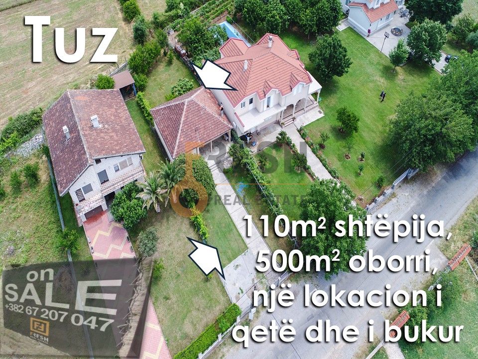 Kuća 110m2 sa dvorištem 500m2, Tuzi, Prodaja - 1