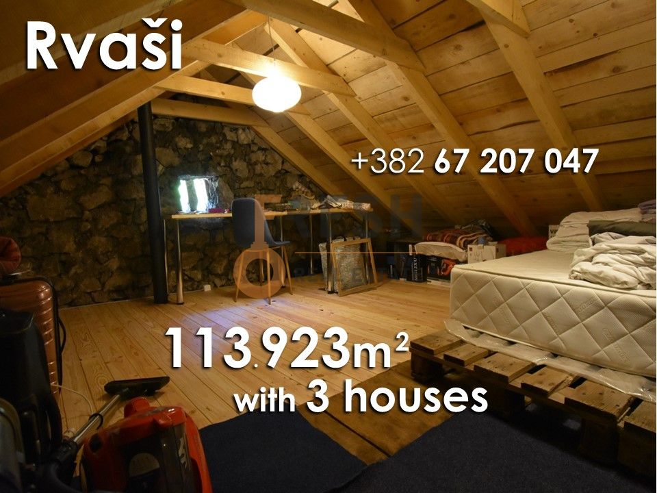 113923m2 sa tri kuće, Rvaši - 1 113923m2 sa tri kuće, Rvaši - 1