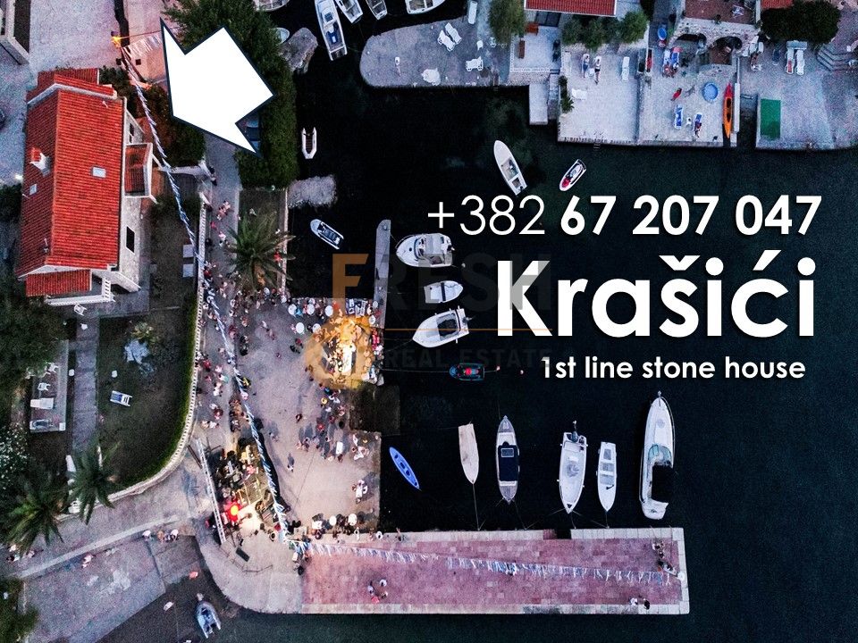 Kamena kuća na unikatnoj lokaciji, prva linija uz more, Krašići, Tivat - 1 Kamena kuća na unikatnoj lokaciji, prva linija uz more, Krašići, Tivat - 1