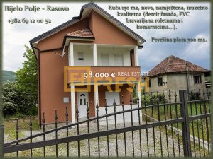 Nova namještena kuća, 150m2, Bijelo Polje, Rasovo, Prodaja - 1