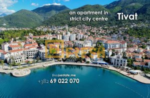 Stan u centru Tivta 45m2 + garaža + podrum, Prodaja - 1