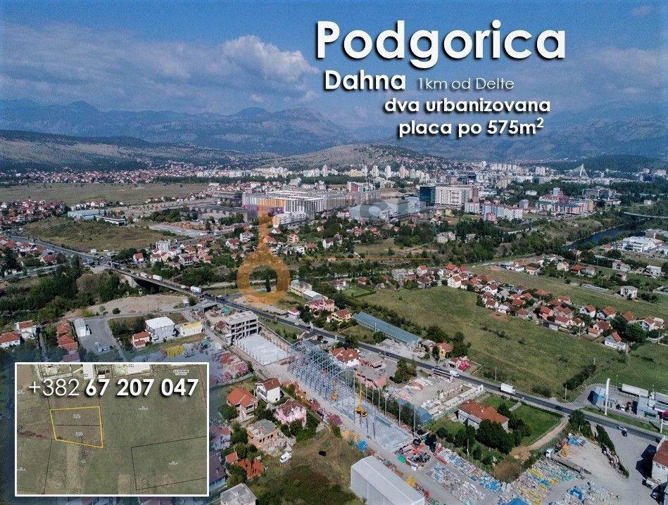 Urbanizovani plac 575m2, Dahna, Podgorica - 1