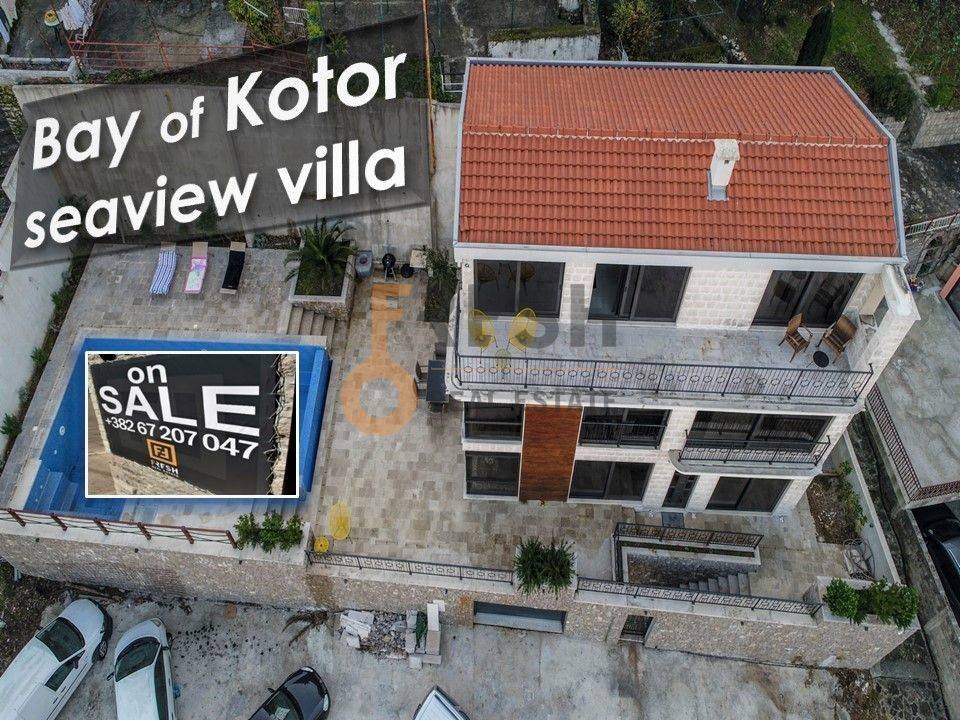 Vila sa pogledom na Perast, 300m2, Kostanjica, Kotor, prodaja - 10