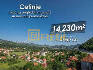 Plac uz novi put, 14230m2, Cetinje, Prodaja - 1