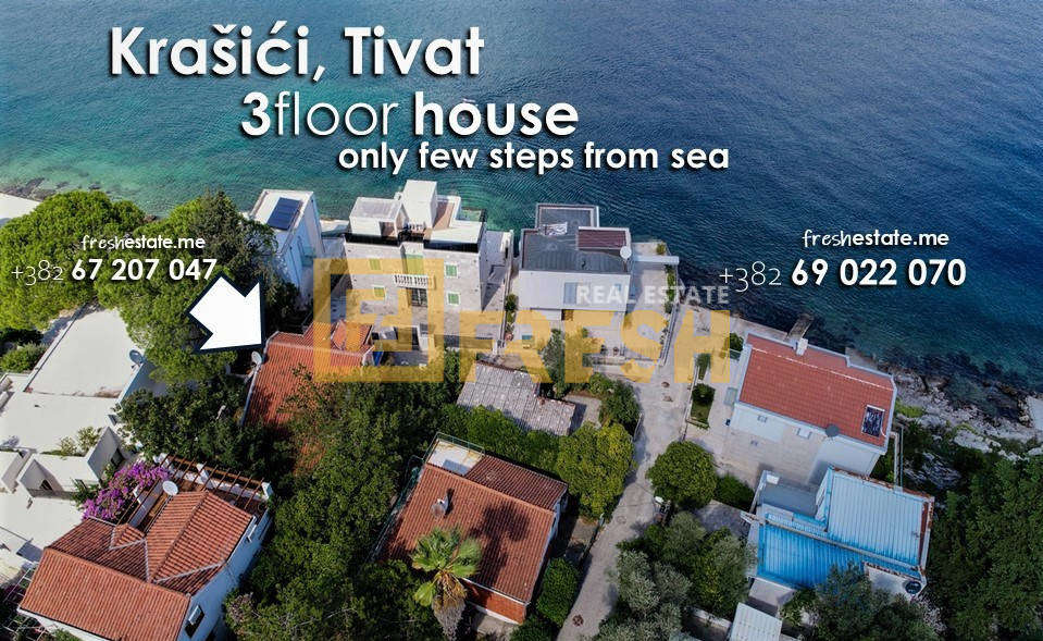 Kuća, 190m2, na par metara od mora, Krašići-Tivat - 2