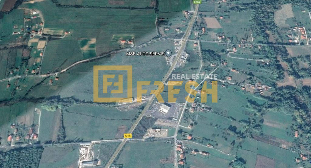 Urbanizovano građevinsko zemljište 3.350m2 sa halom 600m2, Danilovgrad - 0