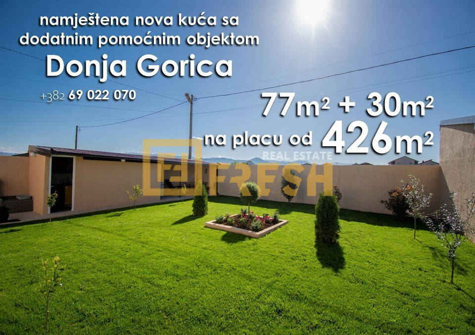 Namještena nova kuća + dodatni objekat, Donja Gorica - 2