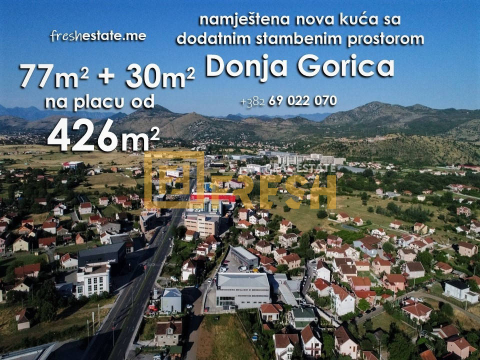 Namještena nova kuća + dodatni objekat, Donja Gorica - 3