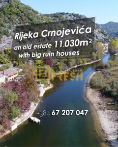 Ruševina 131m2 + plac 10899m2 Rijeka Crnojevića - 1