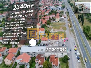 Poslovni prostor 2340m2, na izlazu iz grada 1