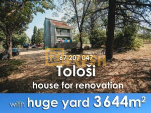 Kuća za adaptaciju na placu 3.644m2, Tološi - 1